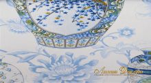 Ткань Galleria Arben Imperial Garden China Blue